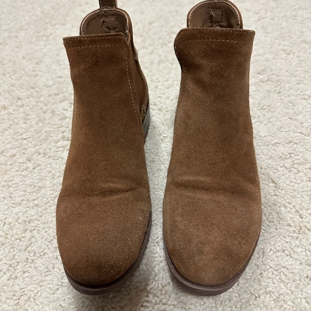 Steve Madden Brown Suede Ankle Boots - Picture 2 of 11
